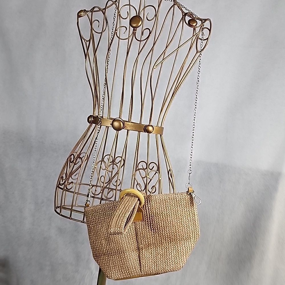 Straw Crossbody Clutch bag